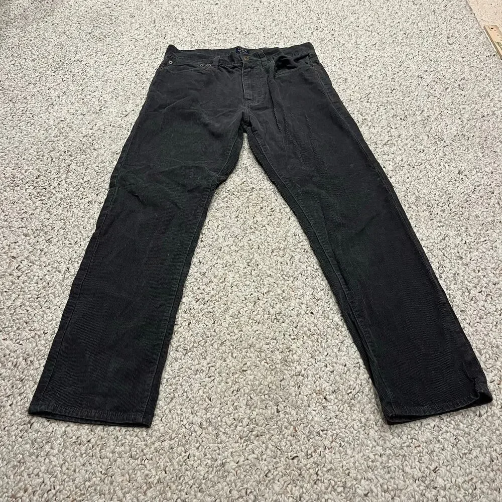 J Crew Sutton Corduroy Pants 31x30 Gray Preppy Classic Casual School Fall